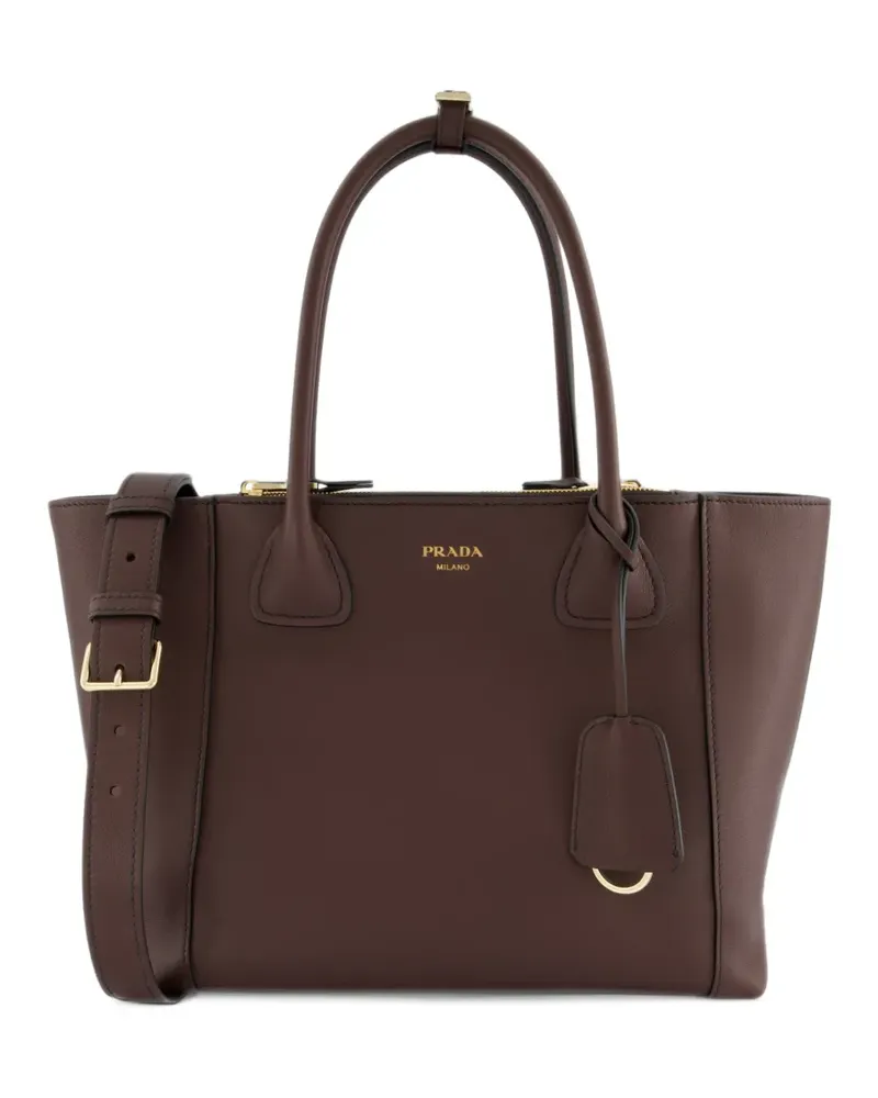 Prada Große Nova Tote Bag - Braun Braun