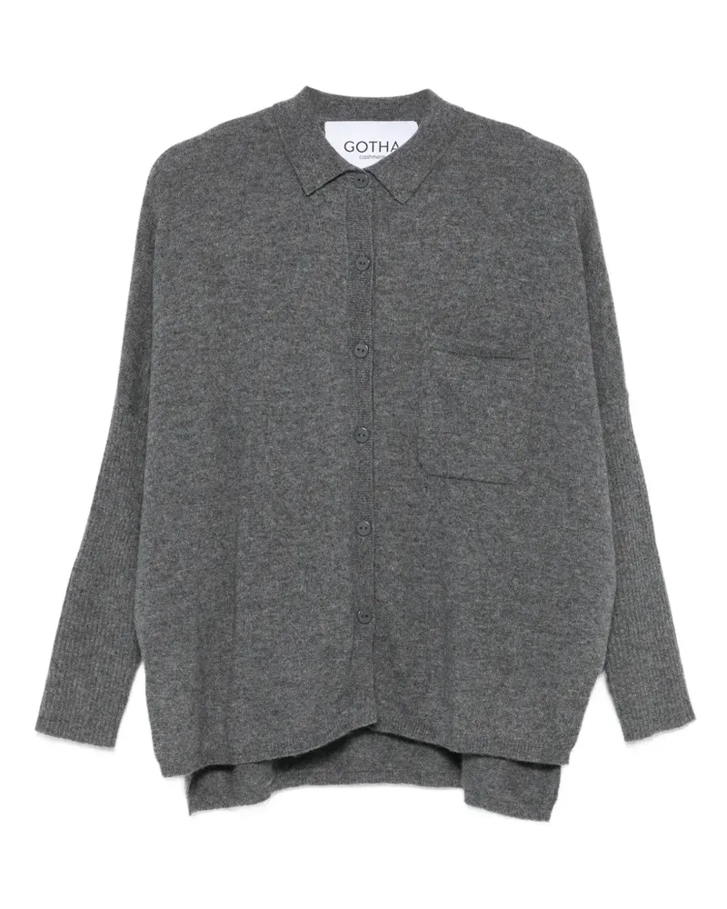 Gotha buttoned patch-pocket cardigan - Grau Grau