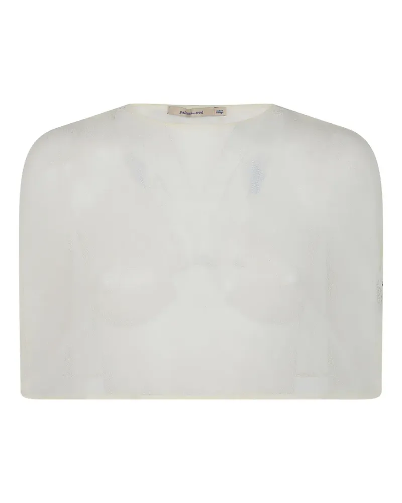 Paloma Wool Boldo cotton cape top - Weiß Weiß