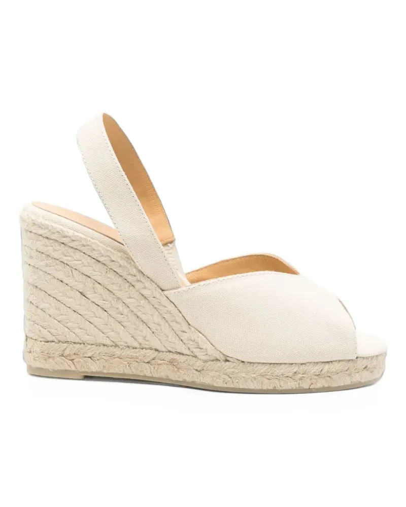 Castañer Brisa wedge sandals - Weiß Weiß
