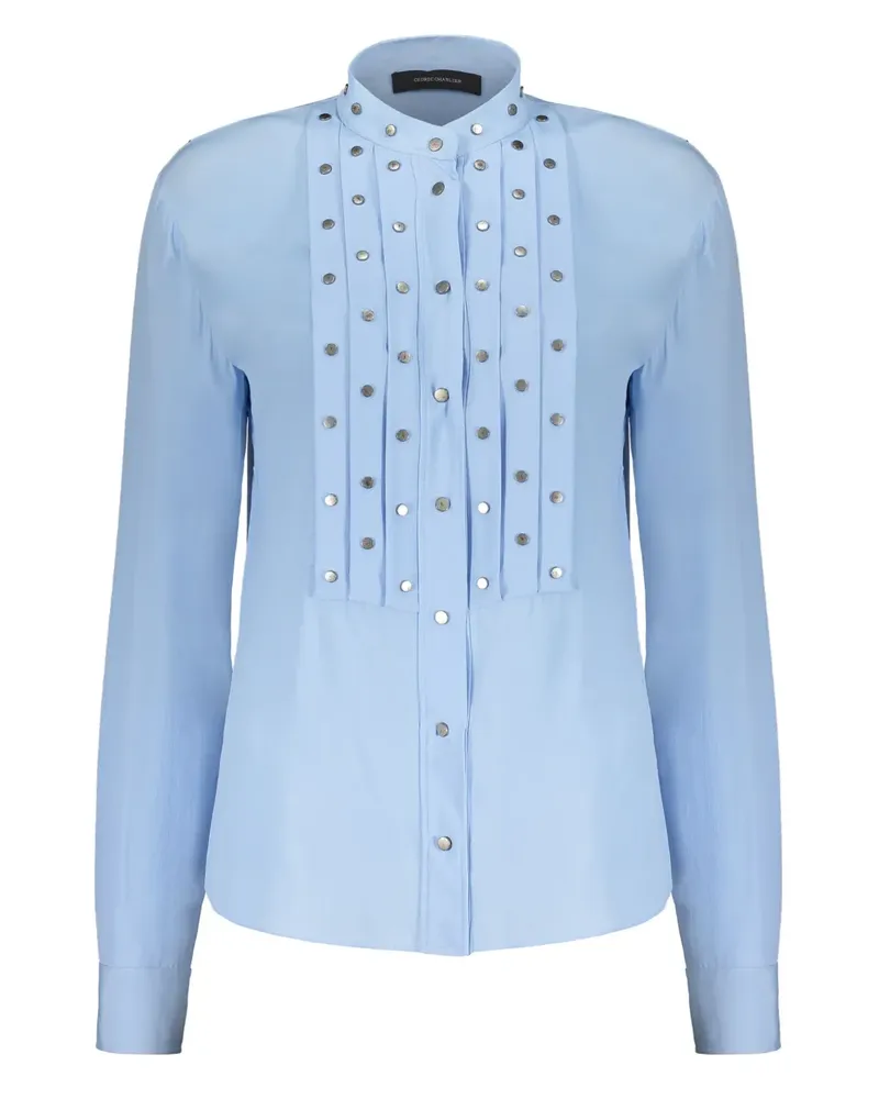 Cédric Charlier Hemd mit Nieten - Blau Blau