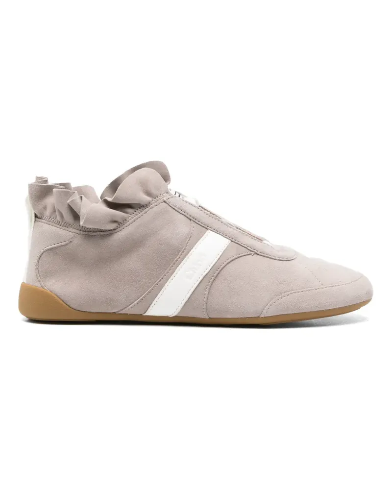 Chloé Gerüschte Kick Sneakers - Grau Grau