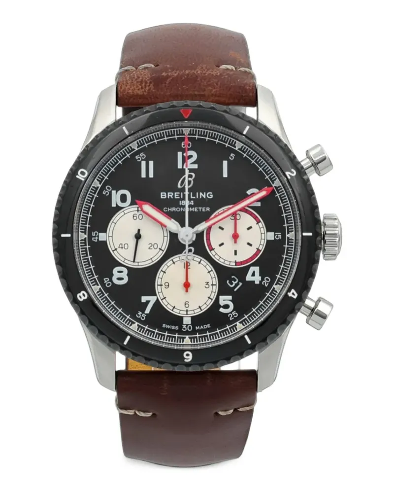 Breitling logo-detail 43mm watch - Schwarz Schwarz