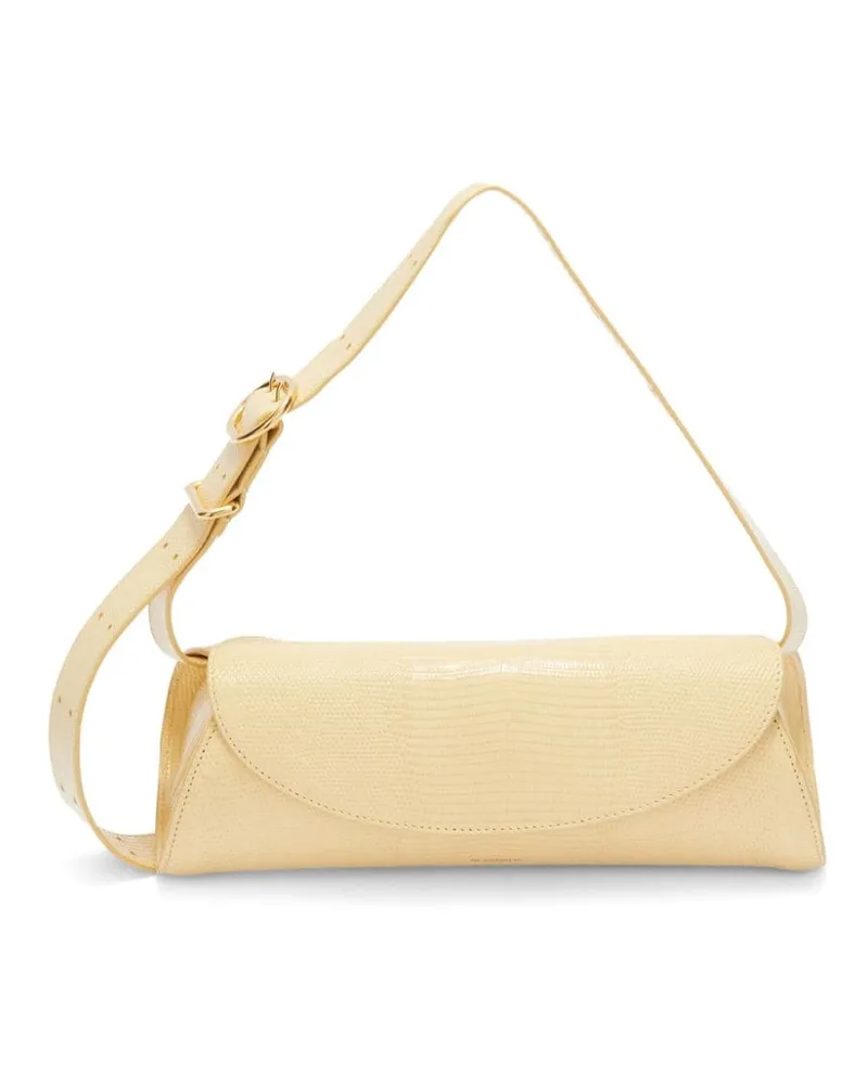 Jil Sander Kleine Cannolo Schultertasche - Gelb Gelb