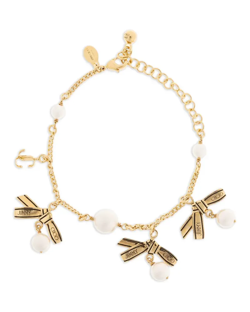 Jimmy Choo Armband mit Schleife - Gold Gold