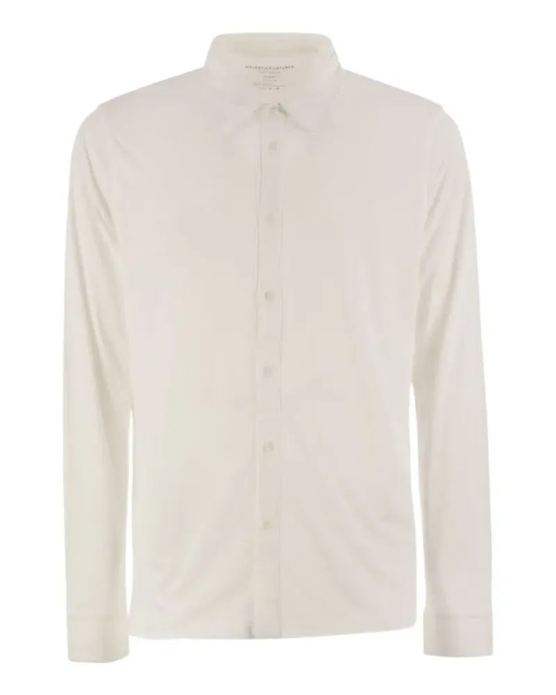 Majestic button polo shirt - Weiß Weiß