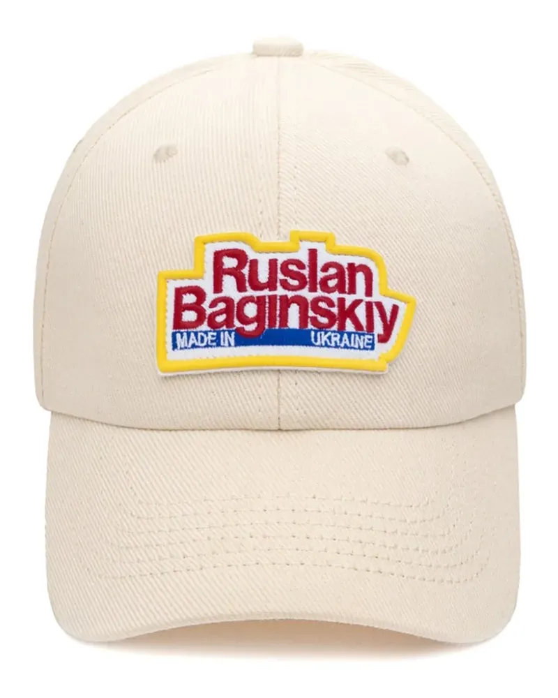 RUSLAN BAGINSKIY Fruit Sticker Baseballkappe - Nude Nude
