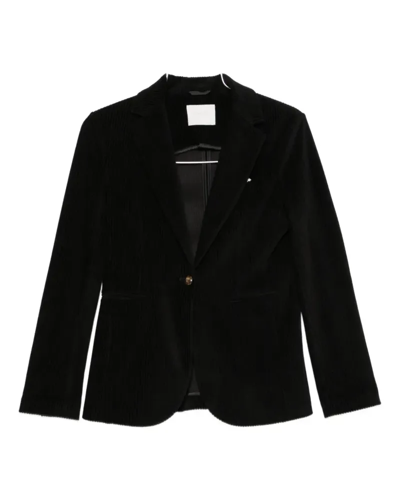CIRCOLO 1901 corduroy single-breasted blazer - Schwarz Schwarz