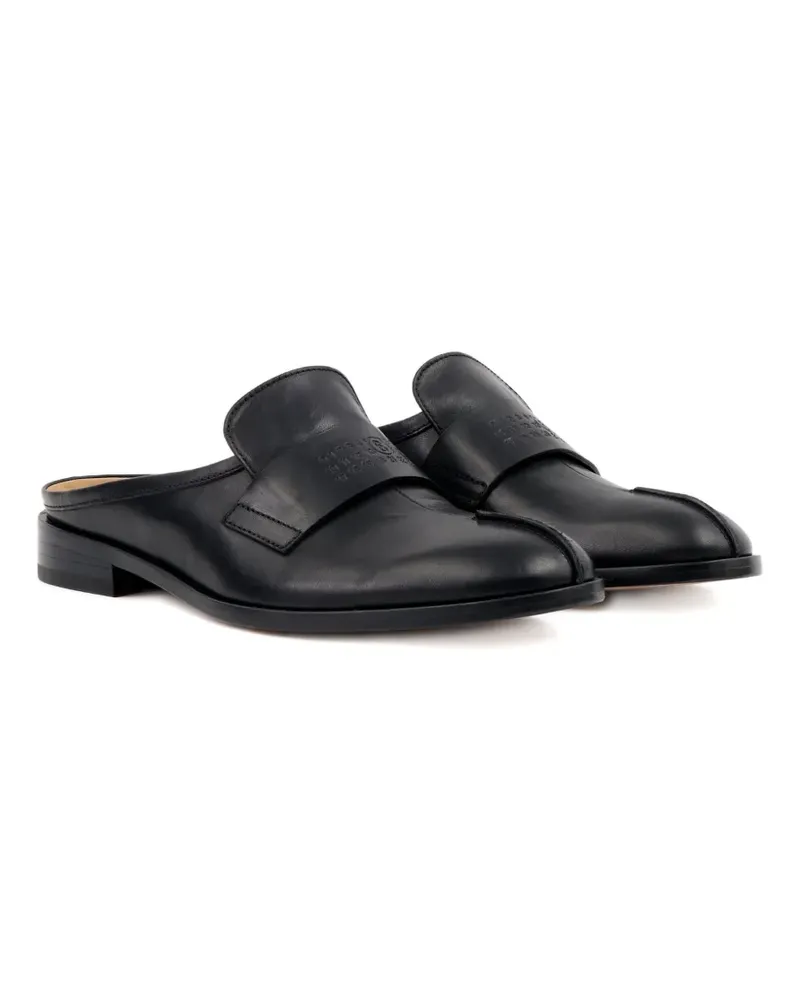 Maison Margiela Mules aus Leder - Schwarz Schwarz