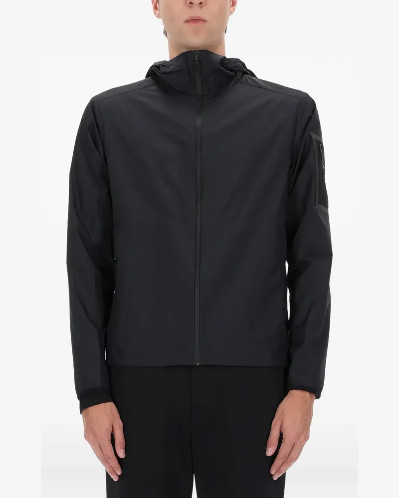 HUGO BOSS Kapuzenjacke mit Reißverschluss - Schwarz Schwarz