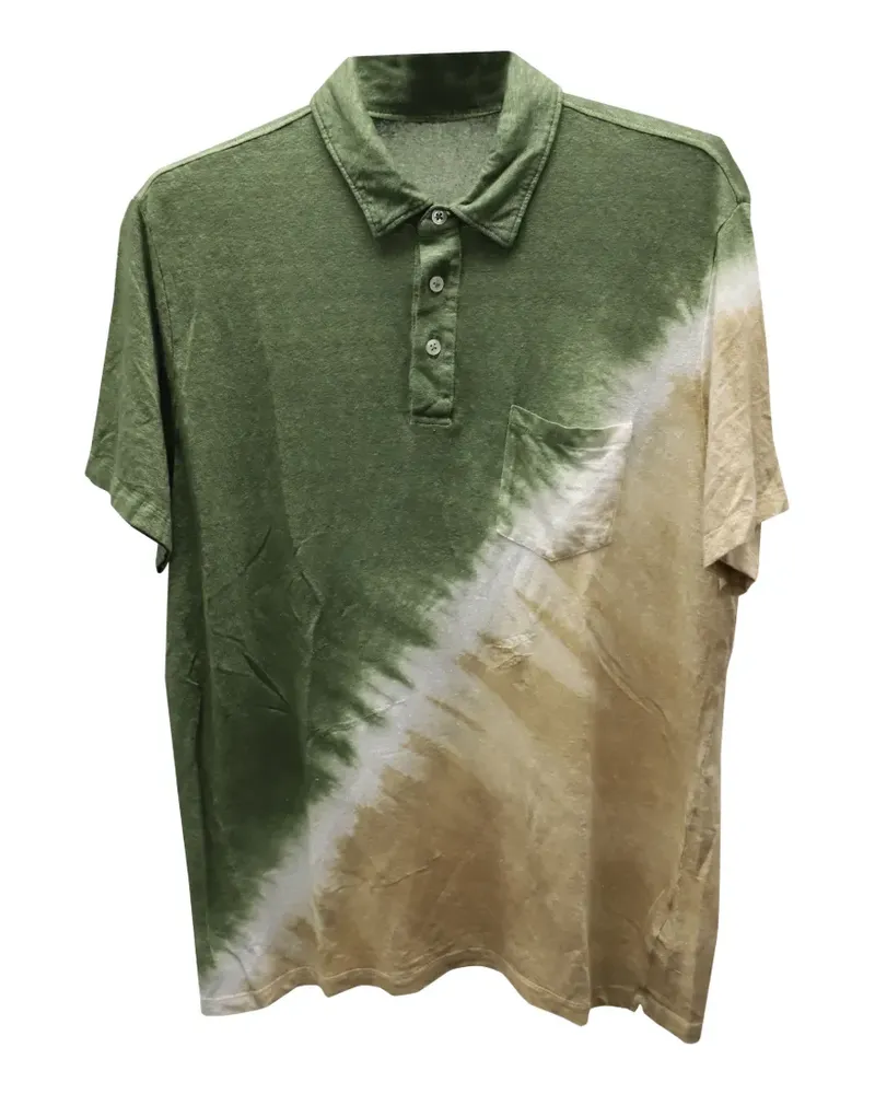 Altea linen pocket polo shirt - Grün Grün