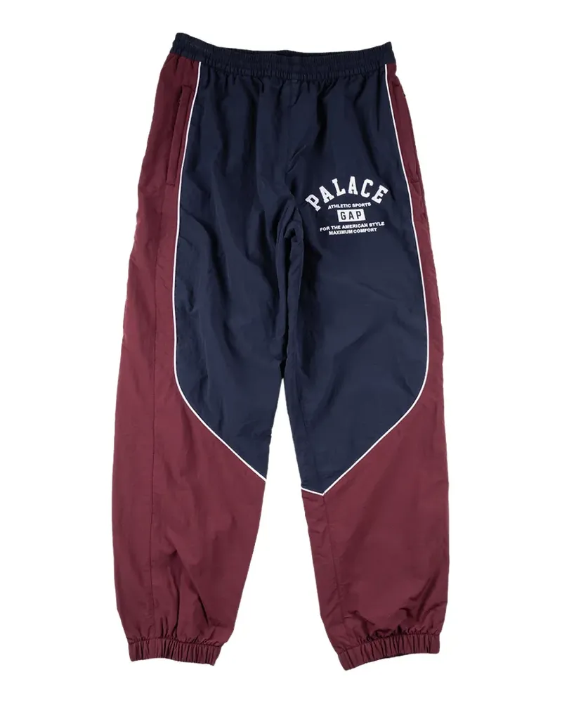 PALACE colour-block logo-print track pants - Blau Blau