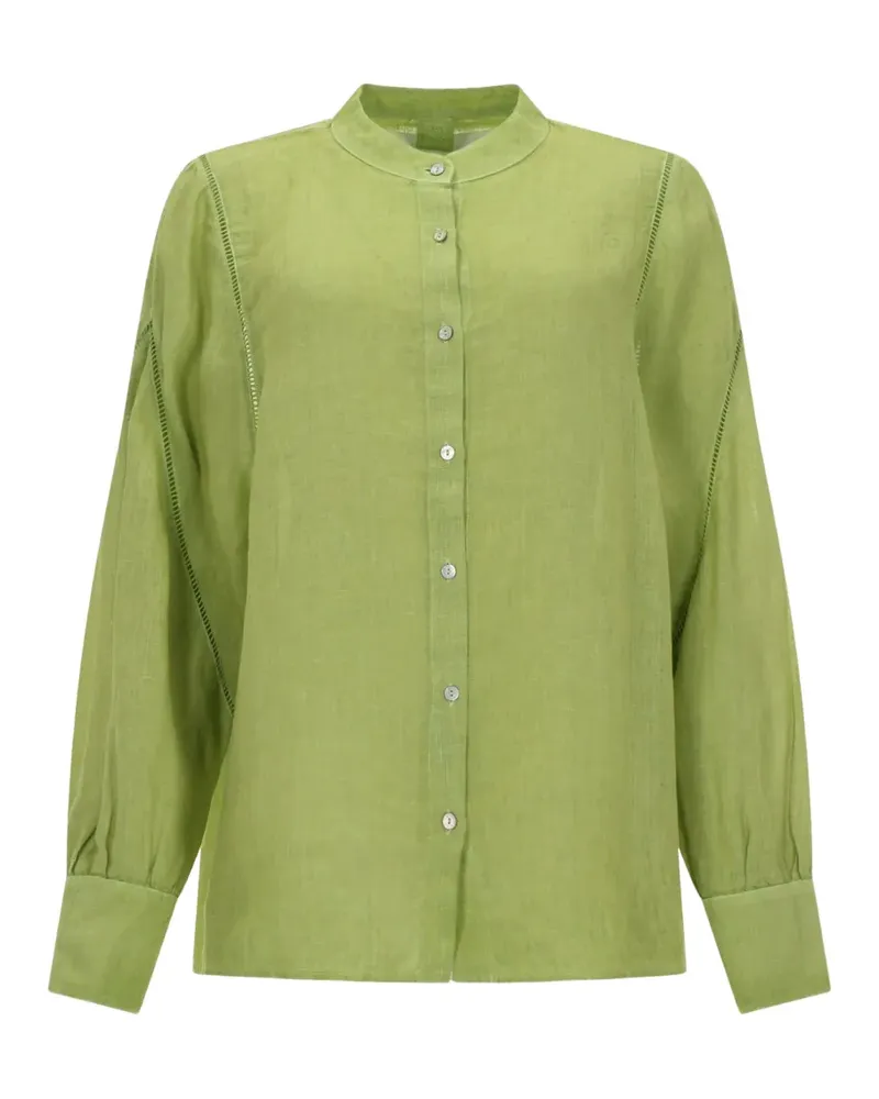 120% Lino linen shirt - Grün Grün