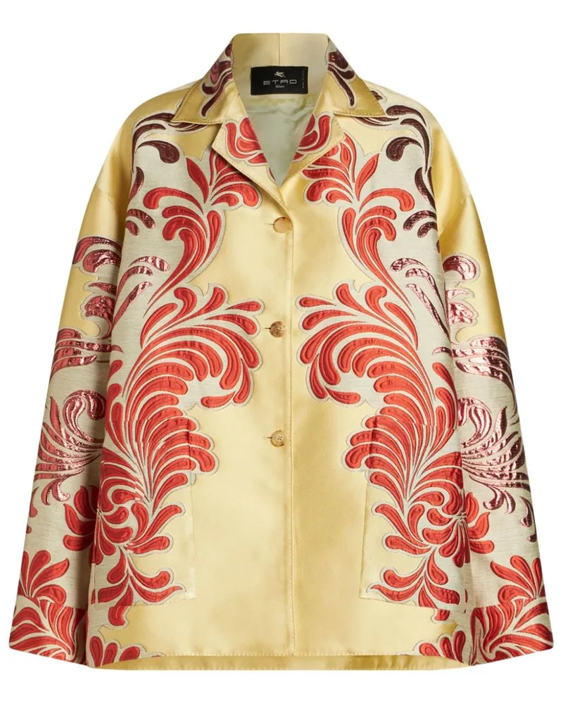 Etro Einreihiger Blazer Gelb