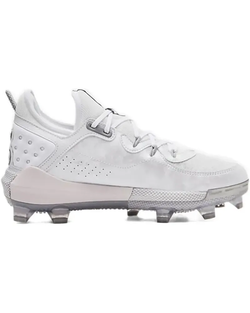 Under Armour Harper 8 Elite TPU "White Baseball/Grey" Fußballschuhe - Weiß Weiß