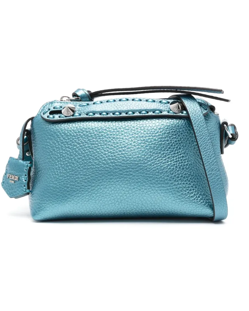 Fendi Mini By the Way Selleria Umhängetasche - Blau Blau