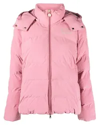 EA7 Kapuzenjacke mit Reißverschluss Rosa