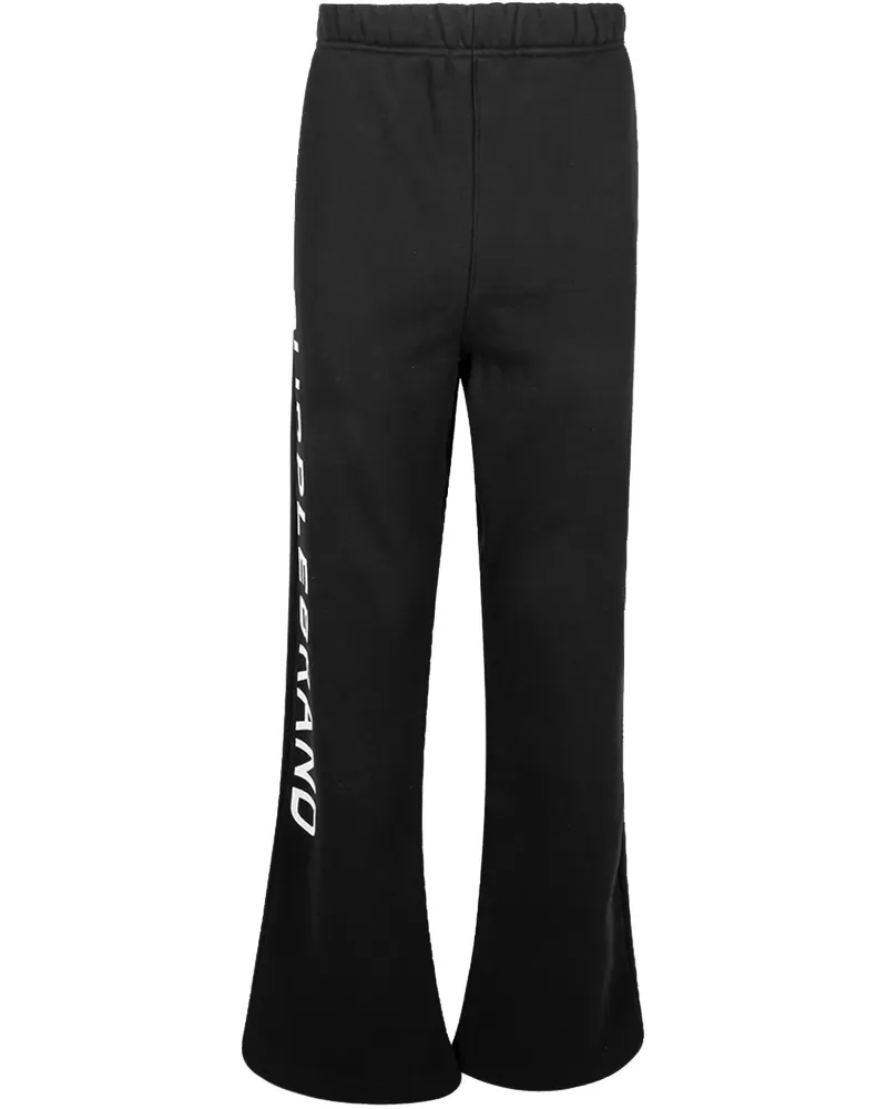 PURPLE BRAND Wordmark Jogginghose - Schwarz Schwarz
