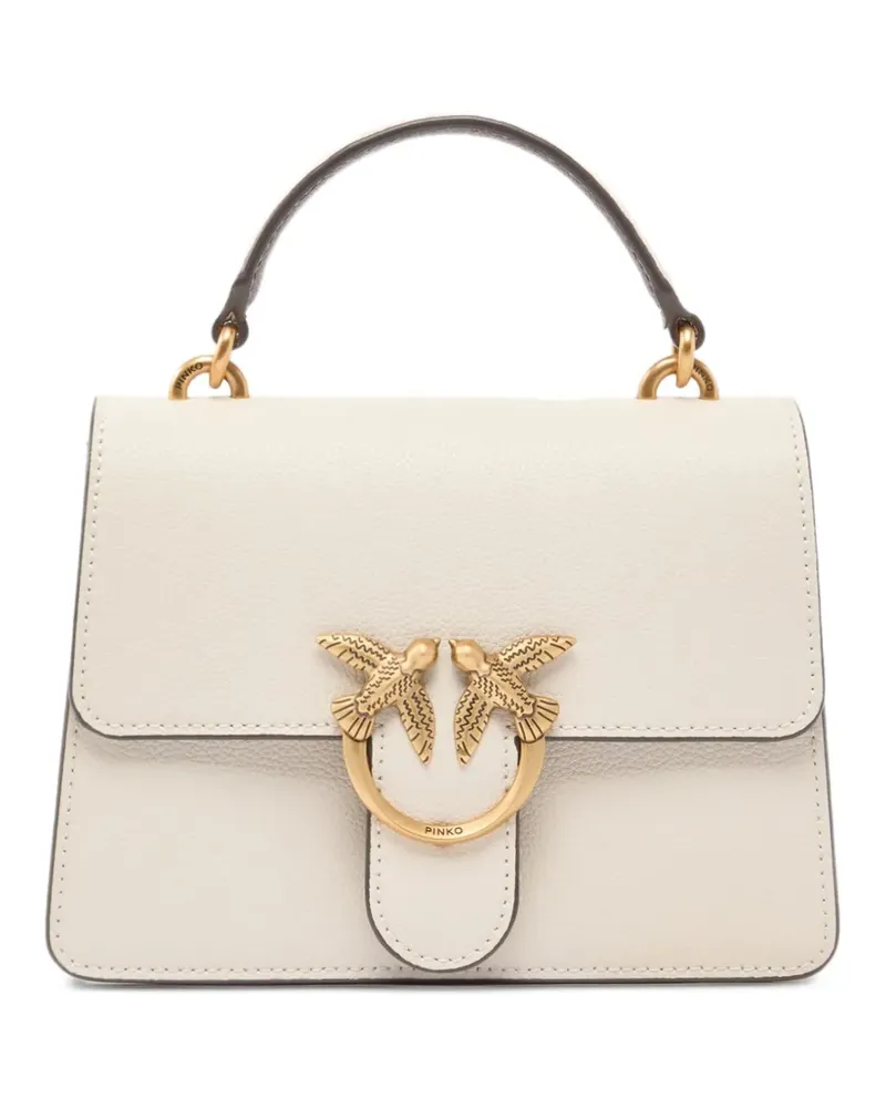 Pinko Mini Love Handtasche - Weiß Weiß