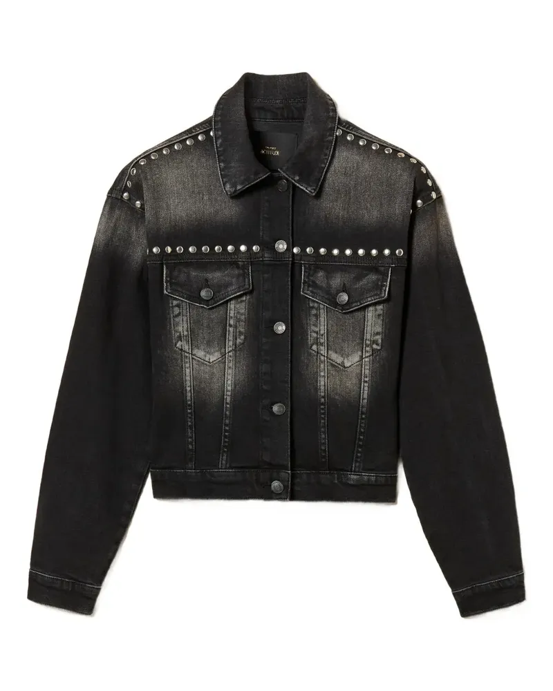 Twin-Set Jacke mit Nieten - Schwarz Schwarz