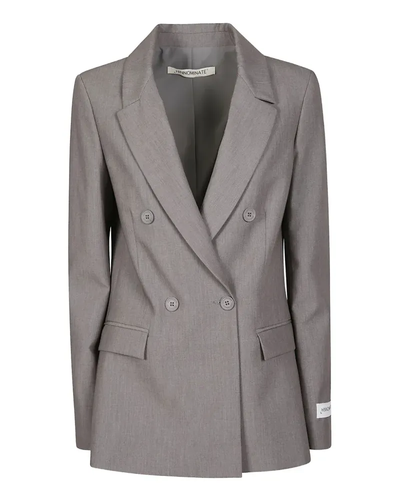HINNOMINATE double-breasted blazer - Grau Grau