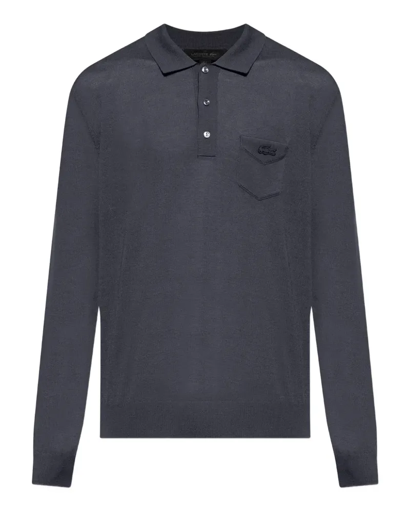 Lacoste Poloshirt mit Logo-Stickerei - Blau Blau