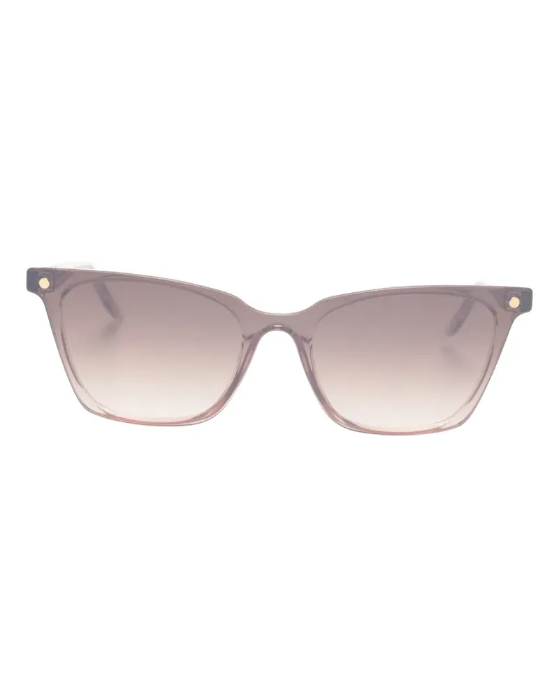 SNOB Milano Geometrische Iory Sonnenbrille - Nude Nude