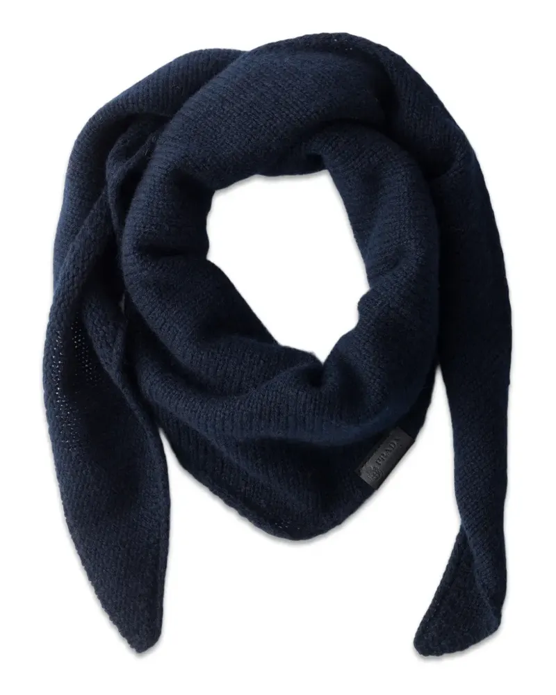 Prada Schal aus Kaschmir - Blau Blau