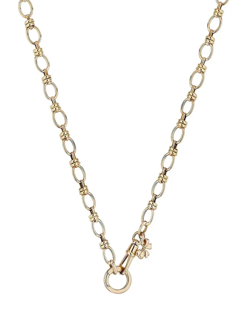 Mason and Books Grandpa chain necklace - Gold Gold