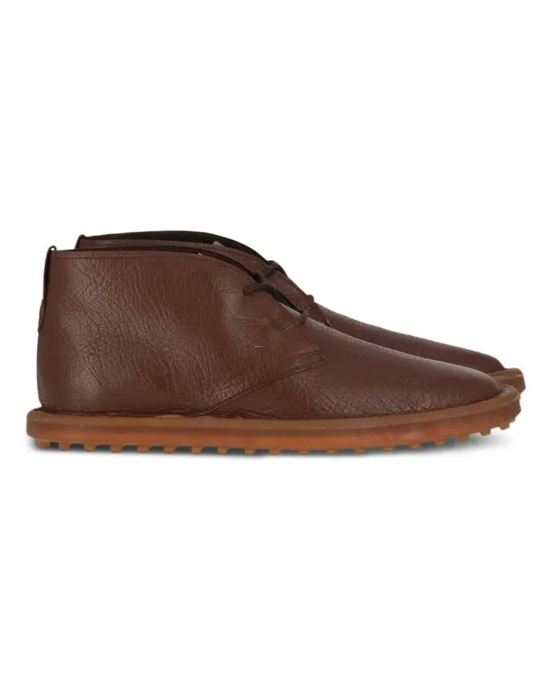 TOD'S Gommino pebbled desert boots - Braun Braun