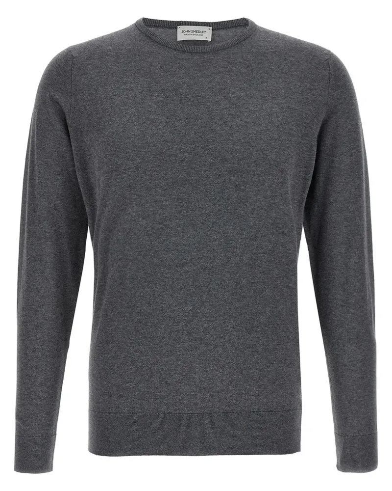 John Smedley Klassischer Pullover mit Rundhalsausschnitt - Grau Grau