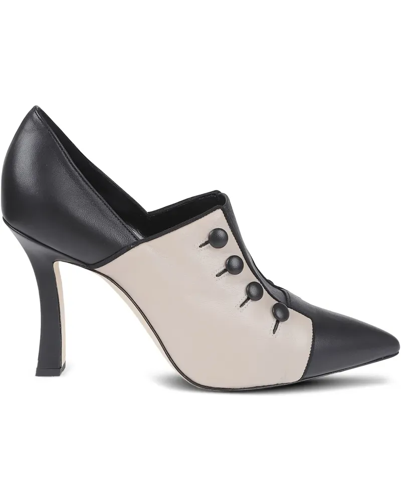 Manolo Blahnik Pumps mit spitzer Kappe 105mm - Schwarz Schwarz