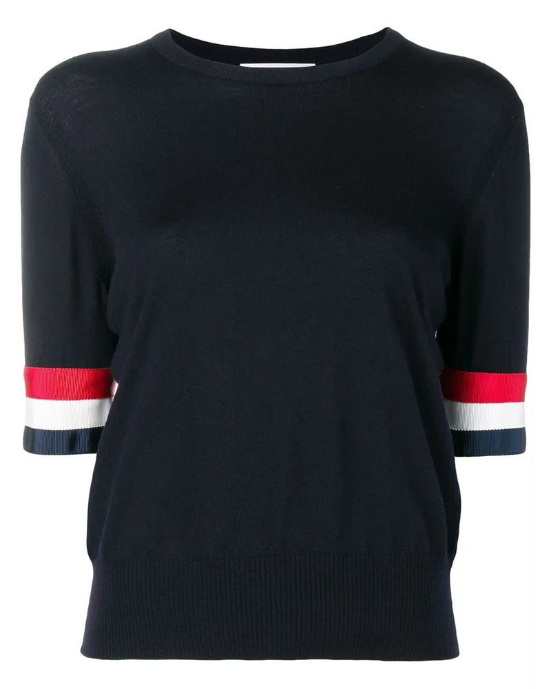 Thom Browne RWB' T-Shirt - Blau Blau