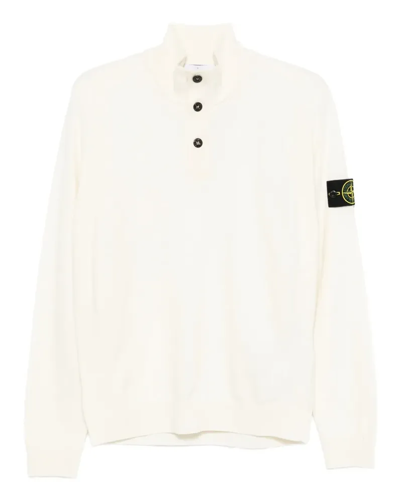 Stone Island Klassischer Pullover - Weiß Weiß