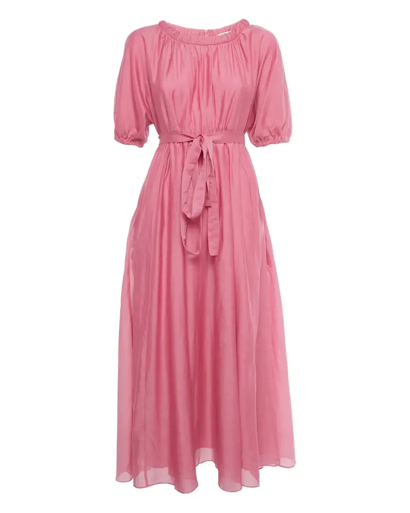 Max Mara Kleid mit Gürtel - Rosa Rosa
