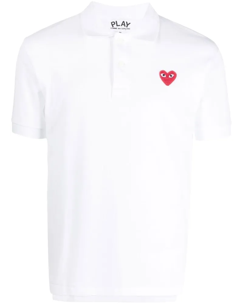 Comme des Garçons Klassisches Poloshirt - Weiß Weiß