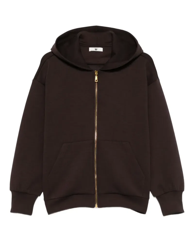 Twin-Set zip-up hoodie - Schwarz Schwarz