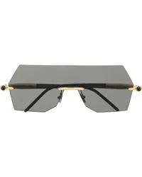 KUBORAUM Sonnenbrille mit Oversized-Gestell Schwarz