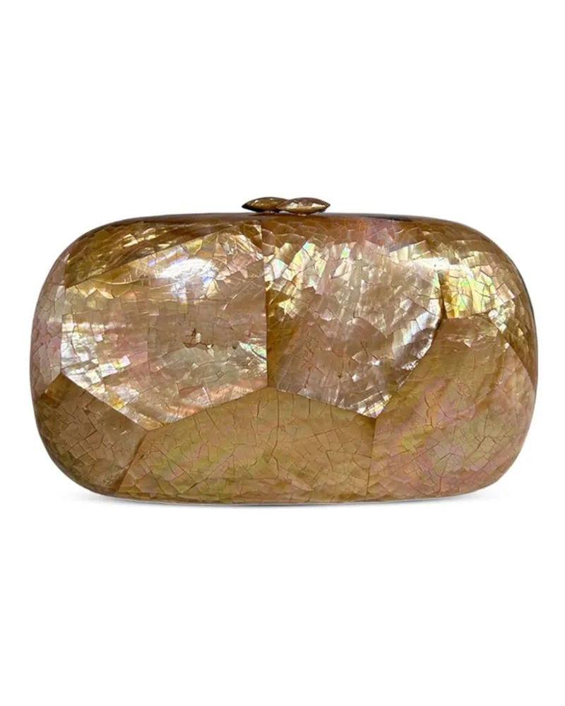 Serpui Josephine Clutch - Braun Braun