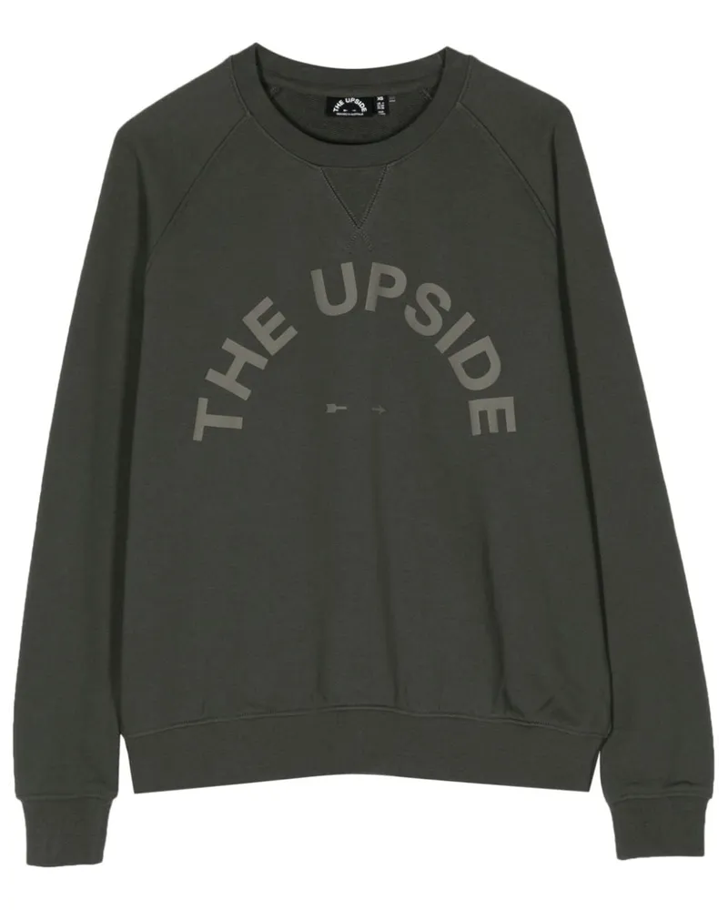 The Upside Sweatshirt mit Logo-Print Grün