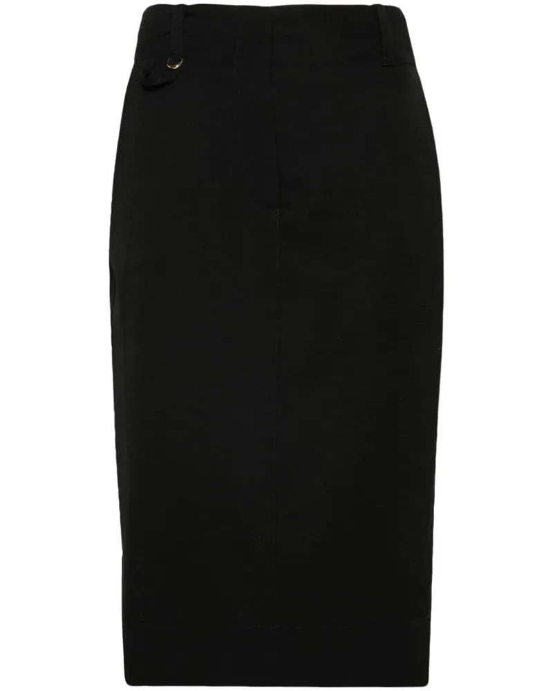 Jacquemus La Jupe Bari Midirock - Schwarz Schwarz