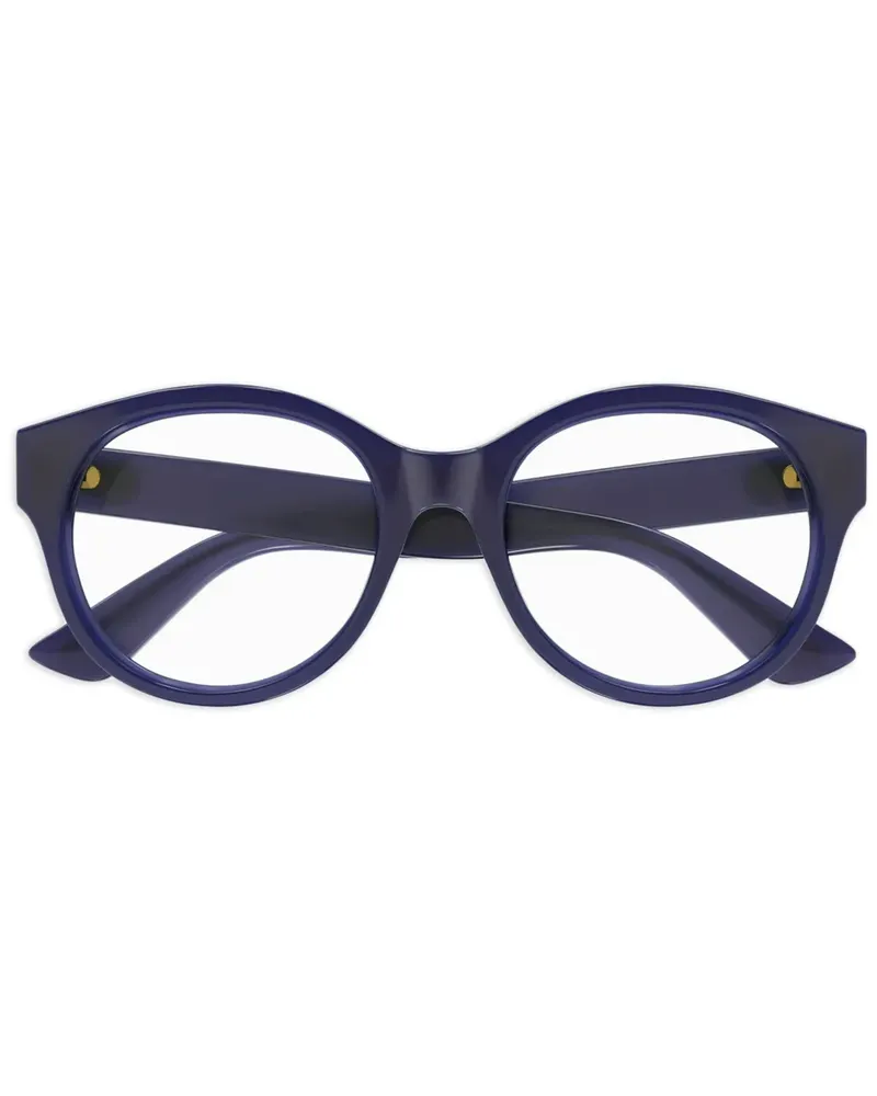 Gucci Brille mit rundem Gestell - Violett Violett