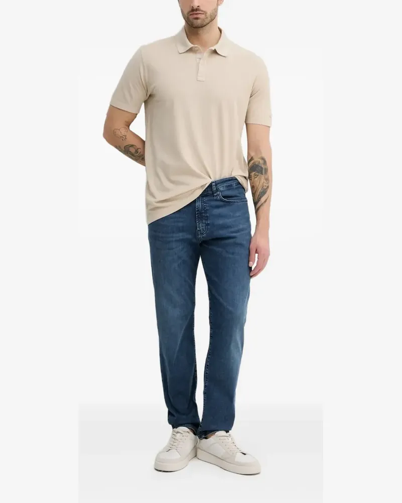 Paul & Shark Poloshirt mit Stickerei - Nude Nude