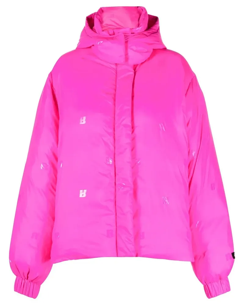 ROTATE Birger Christensen Tina Jacke mit Logo-Patch - Rosa Rosa