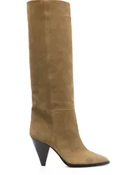 Isabel Marant Stiefel mit Trichterabsatz 90mm Nude