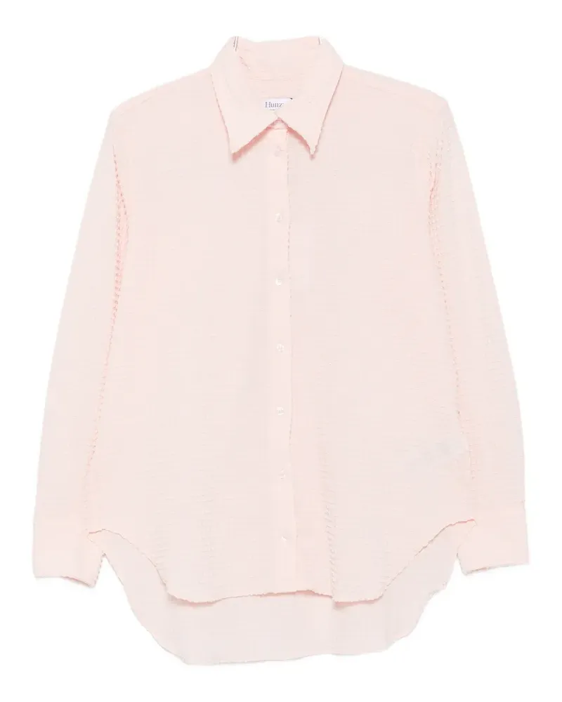 Hunza G long-sleeves shirt - Rosa Rosa