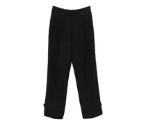 Hose mit Bügelfalten - Schwarz