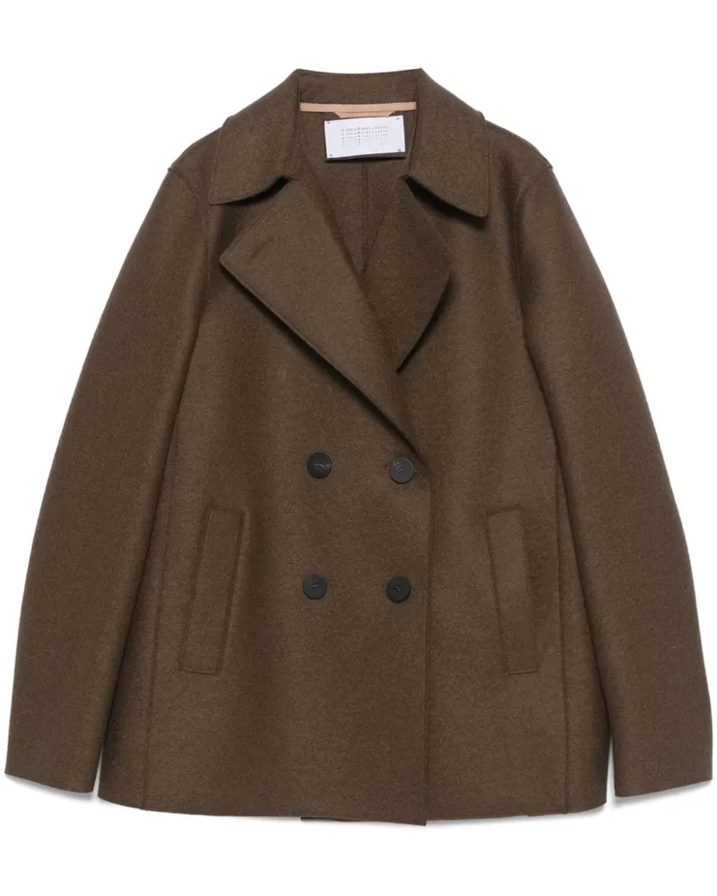 Harris Wharf London Jacke aus Schurwolle - Braun Braun