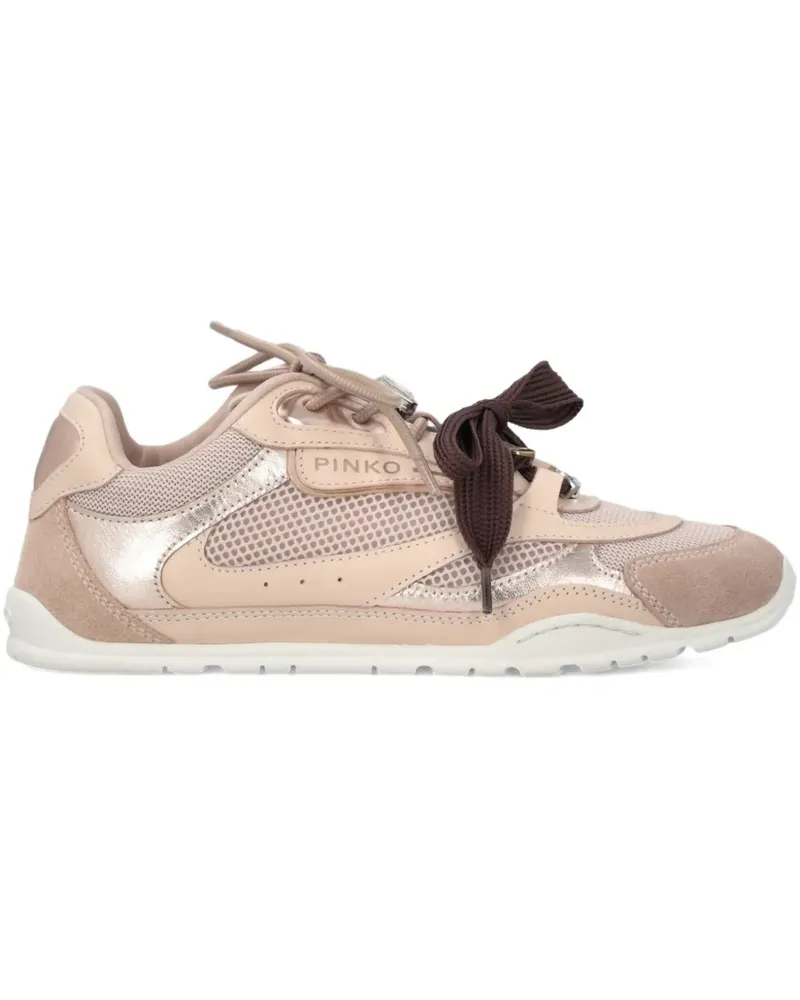 Pinko Sneakers mit Logo - Nude Nude