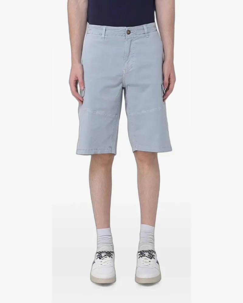 Blauer stretch-cotton cargo shorts - Grau Grau